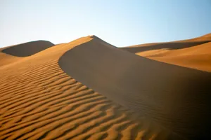 brown sand under blue sky during daytime jigsaw puzzle