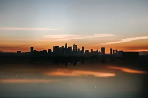 cityscape of high-rise building during golden hour jigsaw puzzle