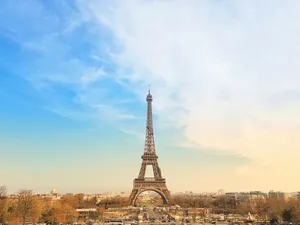 the eiffel tower towering over the city of paris jigsaw puzzle
