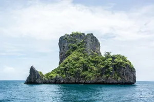 green islet photo during daytime jigsaw puzzle