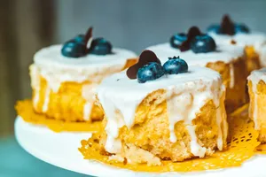 blueberry cupcakes jigsaw puzzle