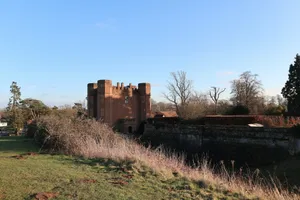 brown castle in the middle of the field jigsaw puzzle