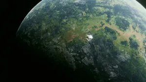 An artist's rendering of a planet in space jigsaw puzzle