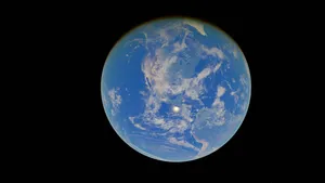 Breathtaking image of Earth from space showcasing the vast blue oceans. jigsaw puzzle