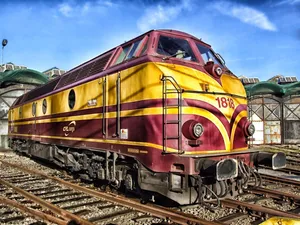 train jigsaw puzzle