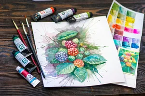 green and red fruit painting jigsaw puzzle