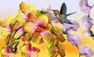 yellow orchid jigsaw puzzle