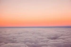 a view of the sky from an airplane window jigsaw puzzle