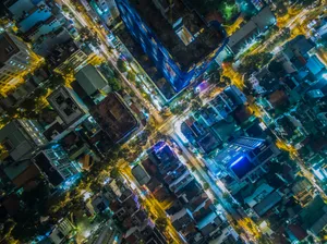 bird's eye photography of city jigsaw puzzle