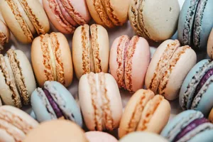 French macaroons with different colors jigsaw puzzle