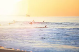 people surfing on beach jigsaw puzzle