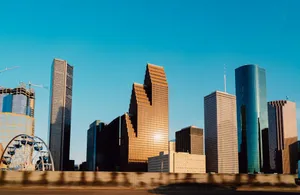 white and blue high rise building jigsaw puzzle