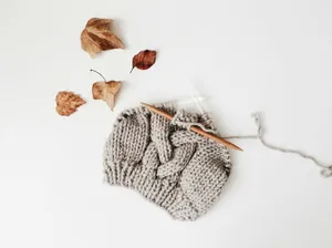 gray knitted beanie hat jigsaw puzzle