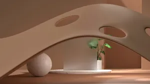 a vase with a plant inside of it jigsaw puzzle