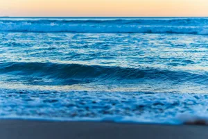 A view of the ocean from a beach jigsaw puzzle