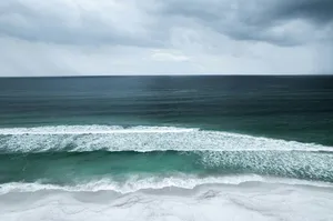 waves crashing on a beach jigsaw puzzle