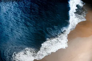 aerial photography of seashore jigsaw puzzle