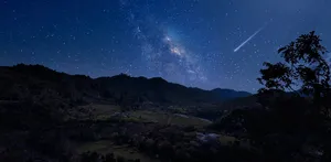 shooting star on sky jigsaw puzzle