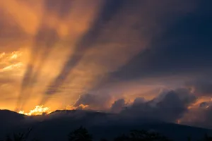 mountain with cloudy sky jigsaw puzzle