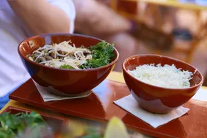 a couple of bowls of food on a table jigsaw puzzle