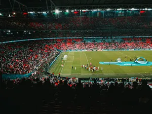 people watching football game on stadium jigsaw puzzle