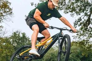 A man riding a bike in the air jigsaw puzzle