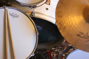 a close up of a set of drums jigsaw puzzle