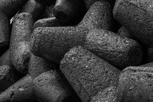 Concrete tetrapods are piled together closely. jigsaw puzzle