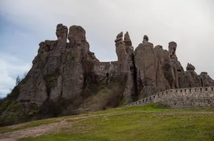 Explore the historic Belogradchik Fortress surrounded by unique rock formations in Bulgaria. jigsaw puzzle