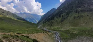 a stream running through a valley jigsaw puzzle