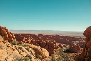 A view of the desert from a high point of view jigsaw puzzle