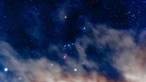 blue and white starry night sky jigsaw puzzle