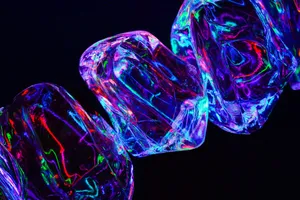 purple and blue glass ball jigsaw puzzle
