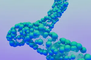 A computer generated image of a spiral of bubbles jigsaw puzzle