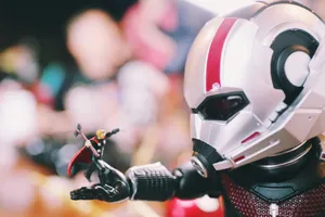 red and white robot toy jigsaw puzzle