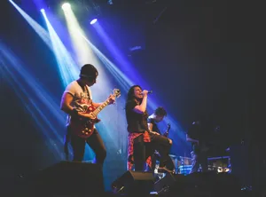 photo of male band performing on stadium jigsaw puzzle