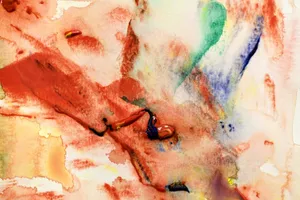 brown blue and white abstract painting jigsaw puzzle