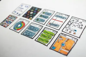 drawings of smartphone application screenshots jigsaw puzzle
