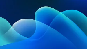 blue and teal flowing wave shapes jigsaw puzzle