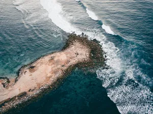 aerial view of ocean waves jigsaw puzzle