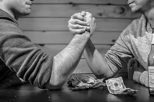 arm wrestling jigsaw puzzle