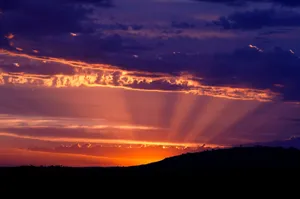 mountains at golden hour jigsaw puzzle