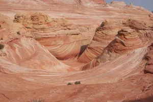 Explore the vibrant rock formations of The Wave near Kanab, Utah, showcasing nature's artistry. jigsaw puzzle
