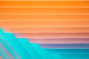 Colorful abstract geometric design featuring vibrant pastel gradients and patterns. jigsaw puzzle