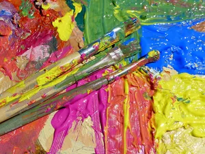 paint splatter jigsaw puzzle